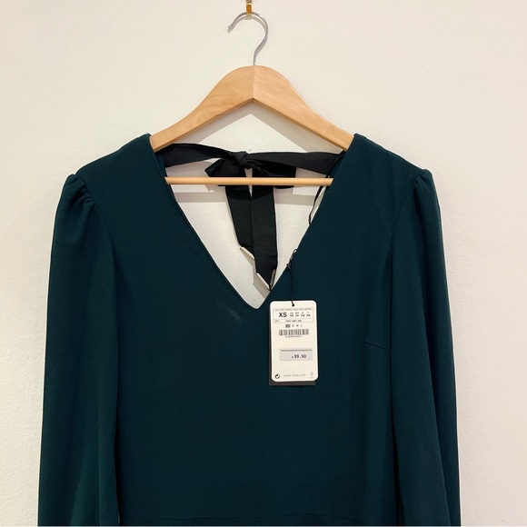 Zara Teal Romper - Picture 2 of 6